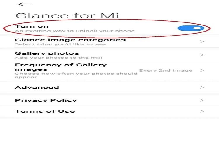 How To Turn Off Glance In Redmi...Is It Worth Letting Go? how to turn off glance in redmi - turn off the Mi for Glance option